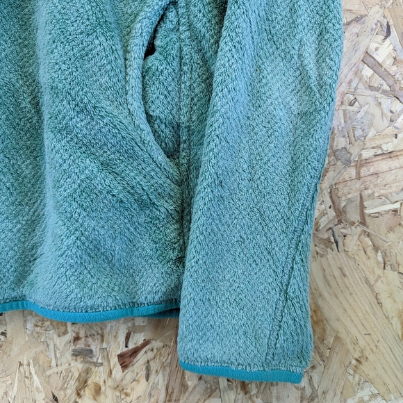 Patagonia Synchilla Snap-T Fleece Sweater Green Jumper Pullover Sweatshirt Small - Picture 5 of 7